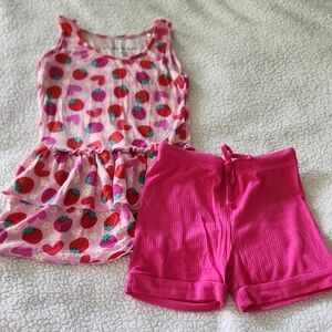 Little Bum Bums 2 piece strawberry set Size 5/6